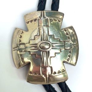 Vintage Southwest Cross Bolo Tie